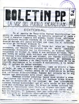 Boletín de Presos Políticos