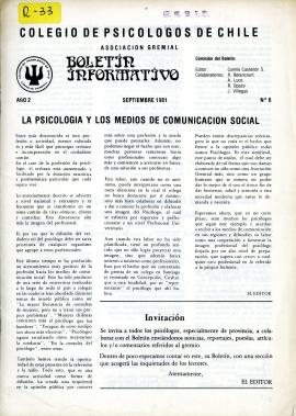 Boletín Informativo