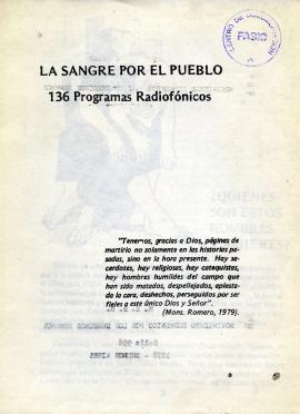 La sangre por el Pueblo