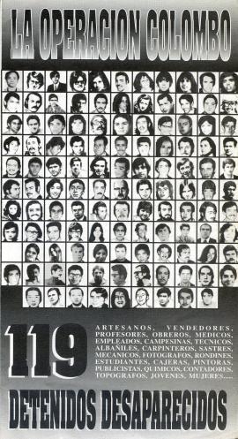 119 detenidos desaparecidos