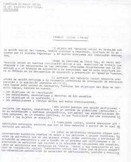 Trabajo Social - FASIC